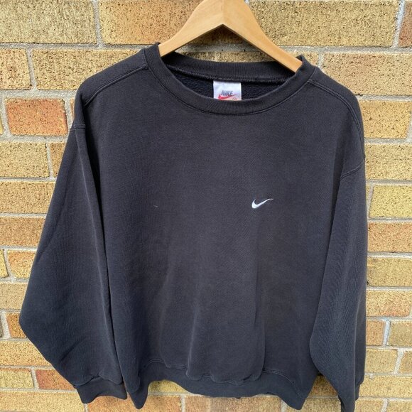 Vintage 1999 Nike Essential Crewneck Sweatshirt Medium - Picture 2 of 11